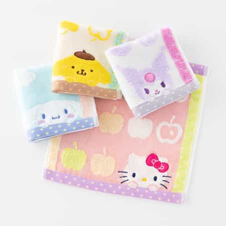 ひょっこりフェイス タオルハンカチ