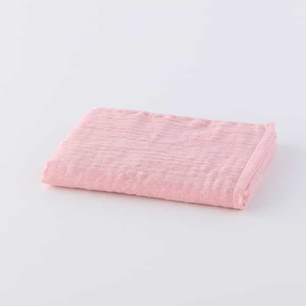マシュマロパフガーゼカラー フェイスタオル