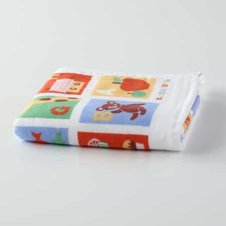 カラフルアルファベット フェイスタオル（単品）