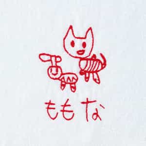お絵かき刺しゅうエアリータッチフェイスタオル　オーダーチケット
