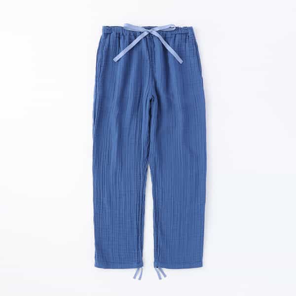 クレープガーゼメンズパジャマパンツ 上下別売