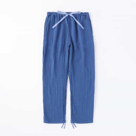 クレープガーゼメンズパジャマパンツ 上下別売