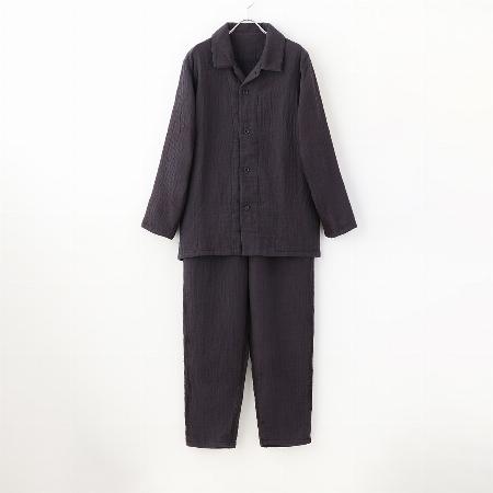 マシュマロワッフルガーゼライトベーシックメンズパジャマ