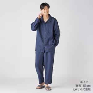 マシュマロワッフルガーゼライトベーシックメンズパジャマ