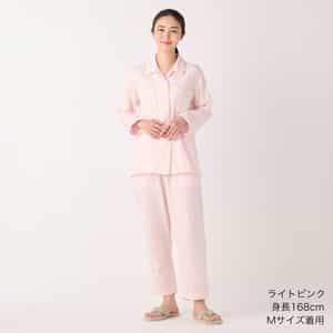 【2026年春夏新色追加】マシュマロガーゼパイピングレディスパジャマ