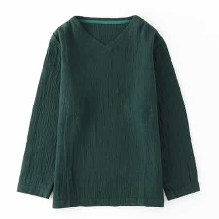 マシュマロワッフルガーゼライトメンズTシャツ
