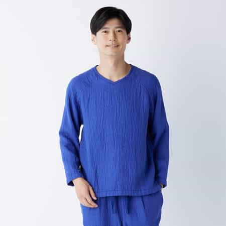 マシュマロワッフルガーゼライト メンズTシャツ