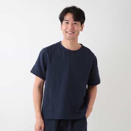 マシュマロガーゼ メンズベーシックTシャツ