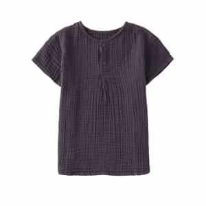 クレープガーゼキッズボタンＴシャツ 110cm 120cm