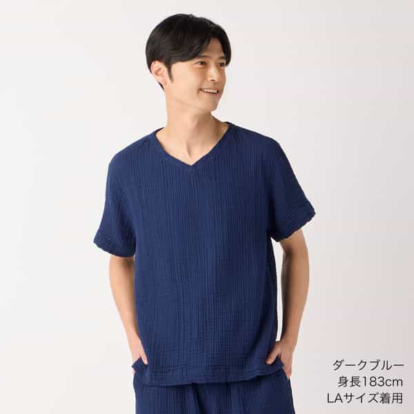 クレープガーゼベーシック半袖Tシャツ ユニセックス